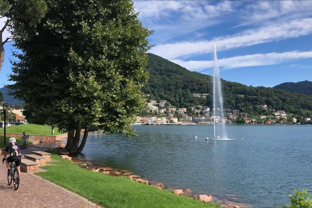 Tresa Bay House - Lugano Lake ラヴェーナ・ポンテ・トレーザ エクステリア 写真