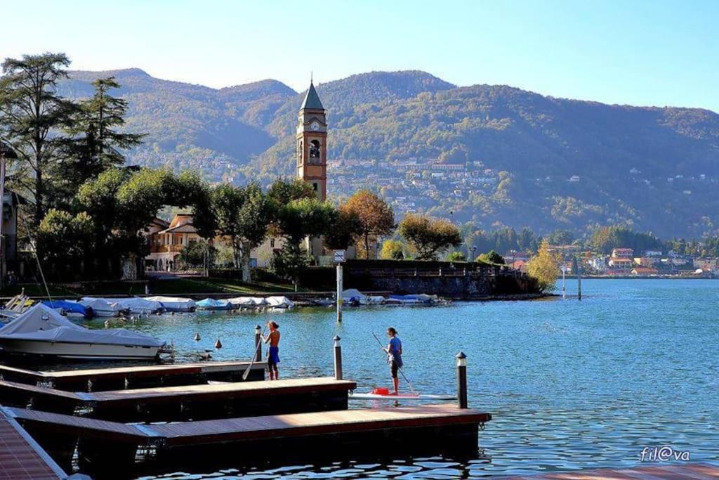 Tresa Bay House - Lugano Lake ラヴェーナ・ポンテ・トレーザ エクステリア 写真